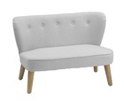 Sofa gris 92x56x61 cm - dispo février '16