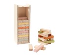 Houten blokjes in doos - Cubes en bois dans boite -
