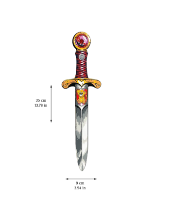 Mini lion sword red