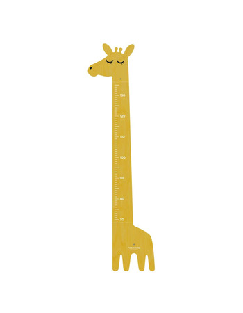 GROWTH CHART GIRAFFE OCHRE