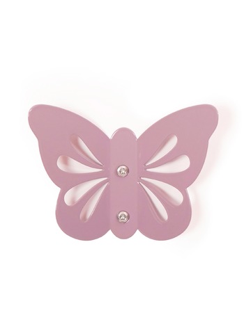Butterfly hook violet 9x13,5 cm   