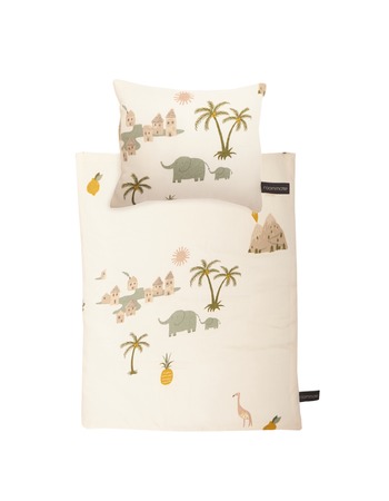 Tropical doll bedding 40x32 cm