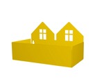 Twin house box yellow 13x22x11 cm