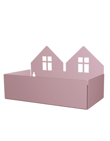 Twin house box violet 13x22x11 cm