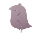 Bird lamp violet 31x24 cm