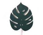 Leaf lamp dark green 30x23,5 cm   2 x 1 st 