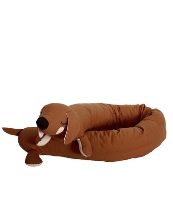 Lazy long dog golden brown 195 cm