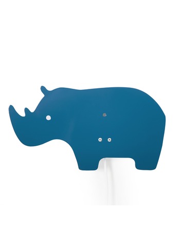 Rhino lamp 18,5x33 cm   1 x 2 st