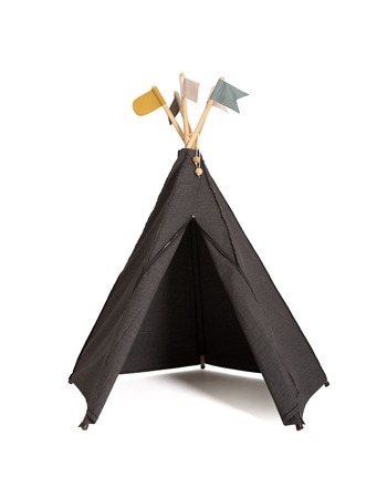 Hippie tipi anthracite 135x135x150 cm  