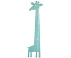 Giraffe growth chart pastel blue 115x28 cm  