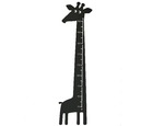 Giraffe growth chart black 115x28 cm 