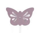 Butterfly lamp violet 21x32 cm