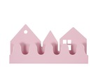 Village coat rack pastel rose 16x32 cm   