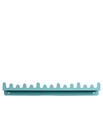 Doodle drop shelf pastel blue 16x39x14,5 cm