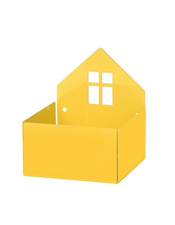 House box yellow 13x11,5x11 cm    