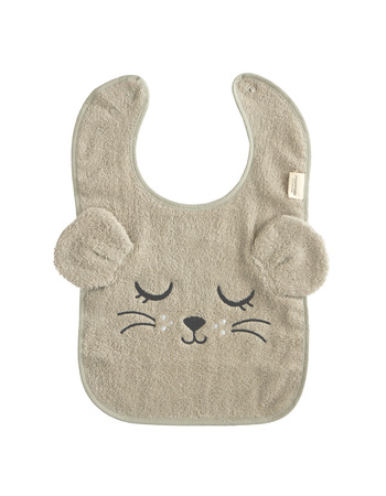 BIB MOUSE GREY