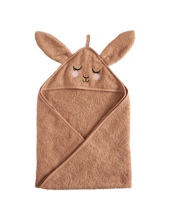 HOODED TOWEL BUNNY ROSE
