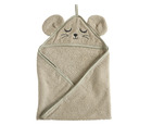 HOODED TOWEL MOUSE GREY