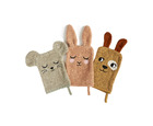 WASH GLOVES BUNNY MOUSE DOG   3