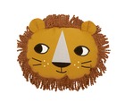 Lion cushion ochre