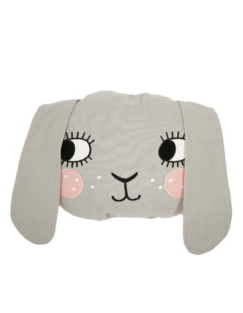 Bunny cushion grey   